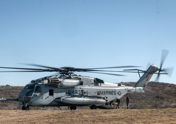 U.S. Navy corpsmen conduct mass casualty evacuation drill during Steel Knight 24