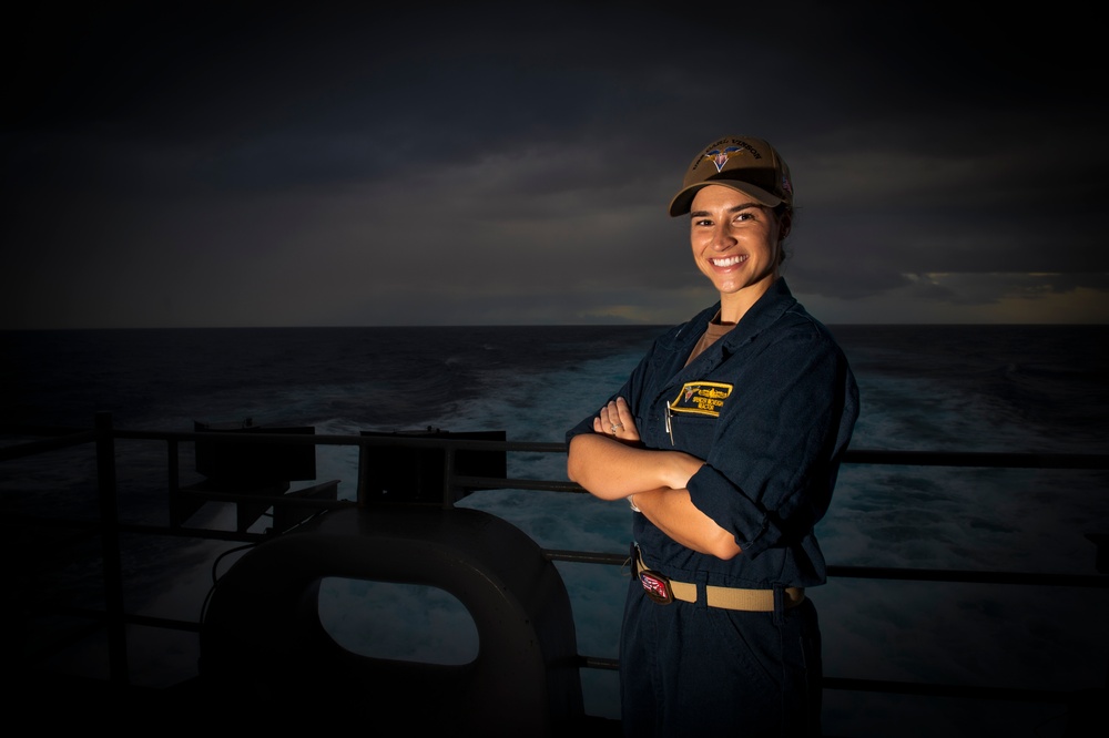 USS Carl Vinson (CVN 70) Sailor Swims Around Coronado Island