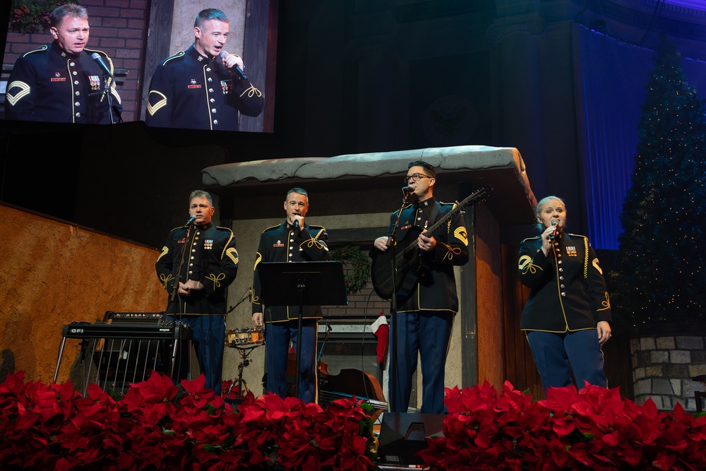 Local schools and Military District of Washington employees attend U.S. Army Band Dress Rehearsal of The American Holiday Festival