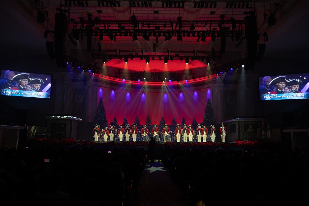 Local schools and Military District of Washington employees attend U.S. Army Band Dress Rehearsal of The American Holiday Festival