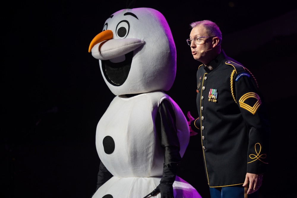 Local schools and Military District of Washington employees attend U.S. Army Band Dress Rehearsal of The American Holiday Festival