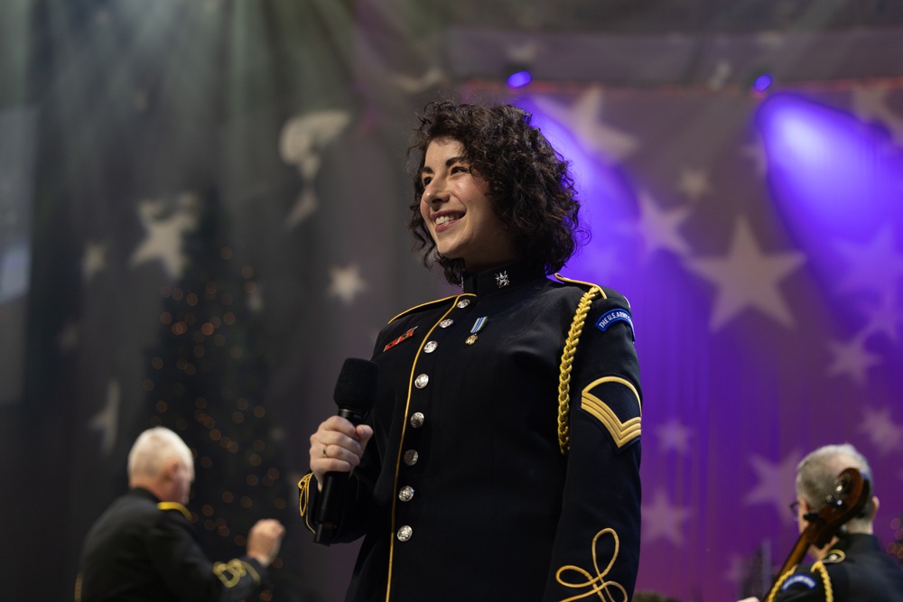 Local schools and Military District of Washington employees attend U.S. Army Band Dress Rehearsal of The American Holiday Festival