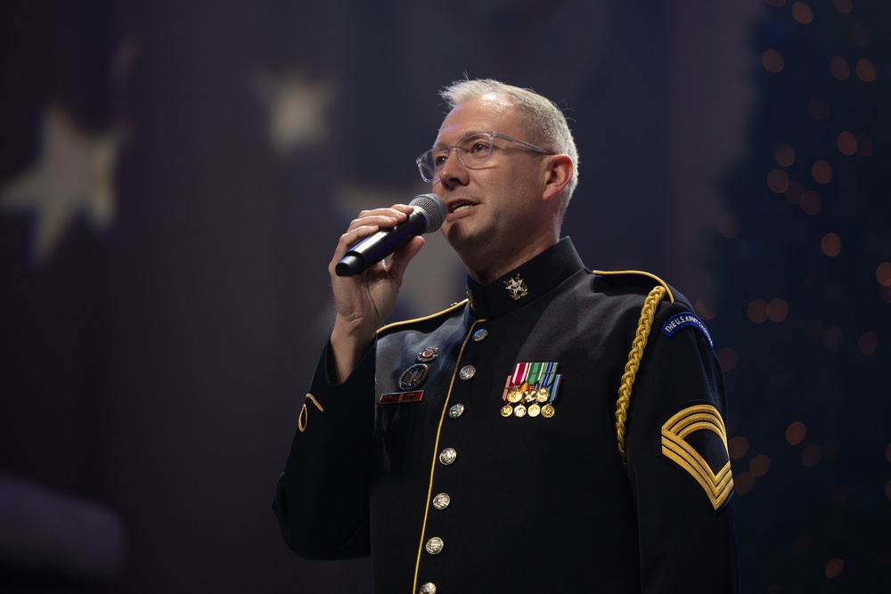 Local schools and Military District of Washington employees attend U.S. Army Band Dress Rehearsal of The American Holiday Festival