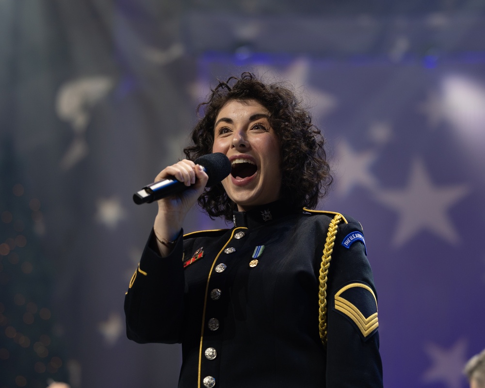 Local schools and Military District of Washington employees attend U.S. Army Band Dress Rehearsal of The American Holiday Festival