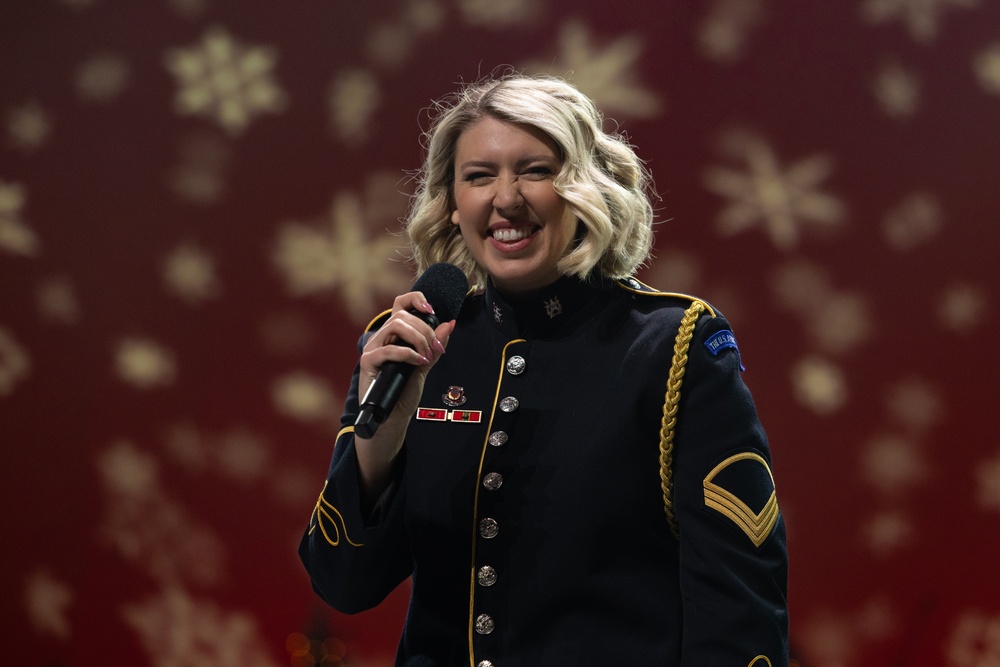 Local schools and Military District of Washington employees attend U.S. Army Band Dress Rehearsal of The American Holiday Festival