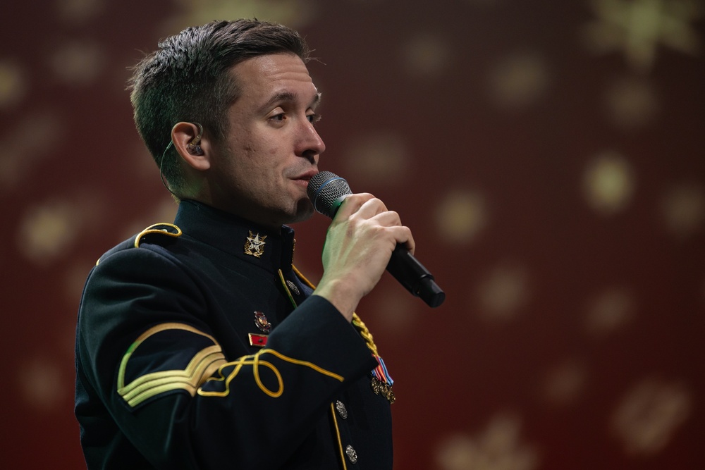 Local schools and Military District of Washington employees attend U.S. Army Band Dress Rehearsal of The American Holiday Festival