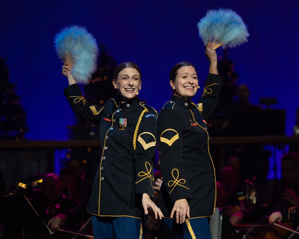 Local schools and Military District of Washington employees attend U.S. Army Band Dress Rehearsal of The American Holiday Festival