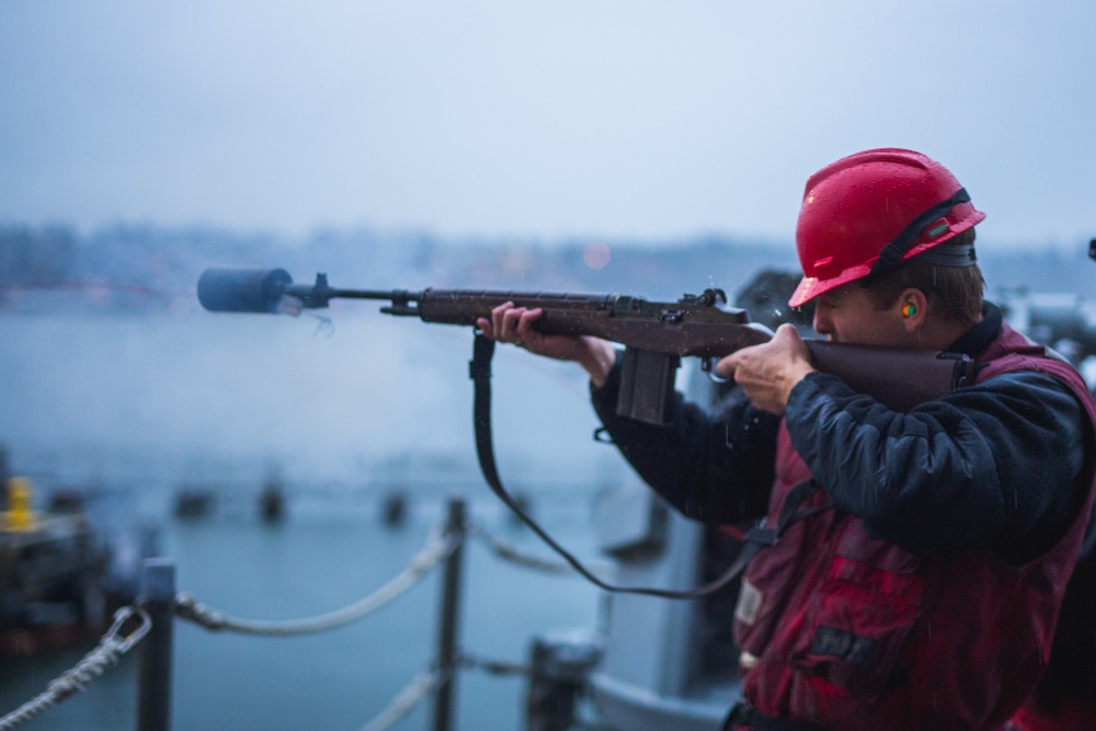 USS Ronald Reagan (CVN 76) arrives at Naval Base Kitsap Bremerton