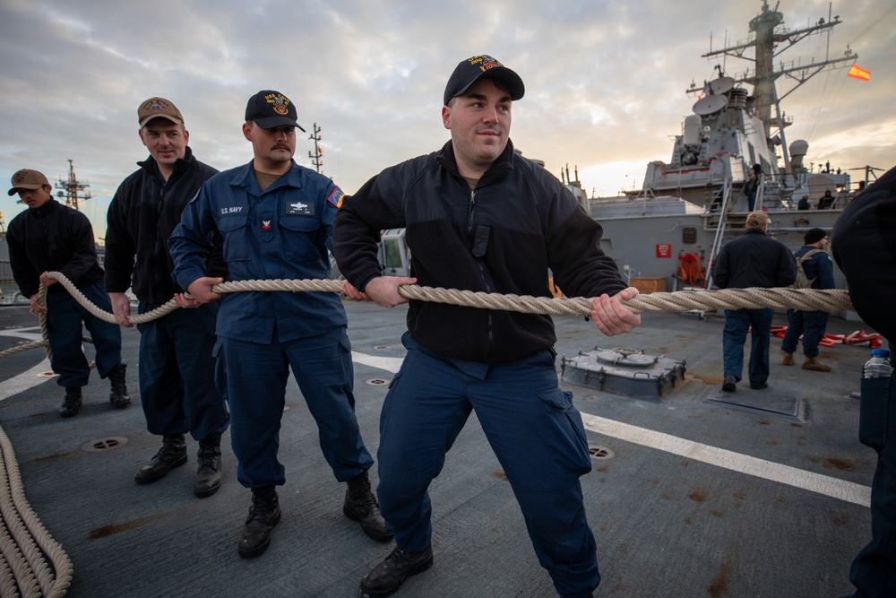 Sea and Anchor aboard the USS Cole