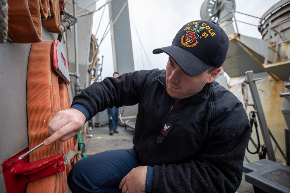 Preservation aboard the USS Cole