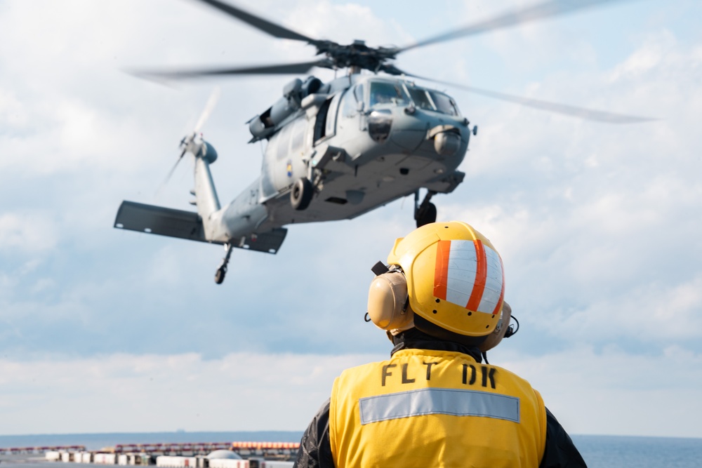 Flight Operations aboard USS America (LHA 6)