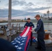 Evening Colors aboard the USS Cole