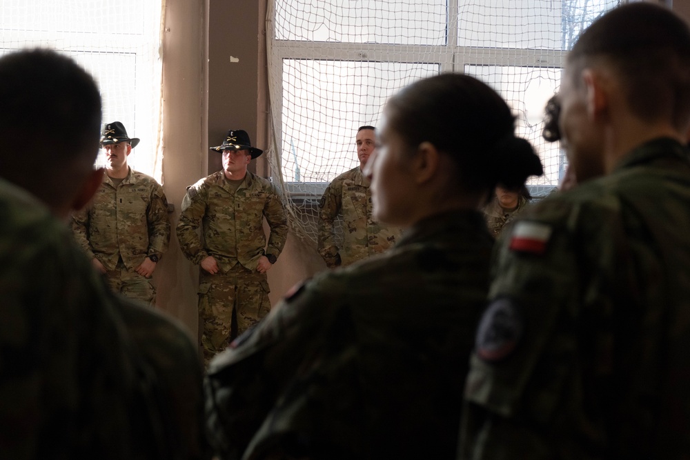 U.S. Soldiers Foster Inspiration, Understanding and Connection with Polish Students.