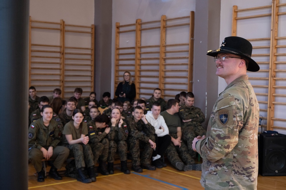 U.S. Soldiers Foster Inspiration, Understanding and Connection with Polish Students.