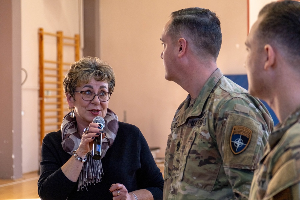 U.S. Soldiers Foster Inspiration, Understanding and Connection with Polish Students.