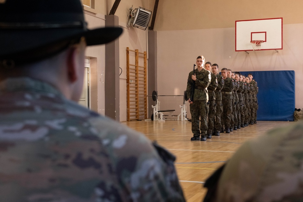 U.S. Soldiers Foster Inspiration, Understanding and Connection with Polish Students.