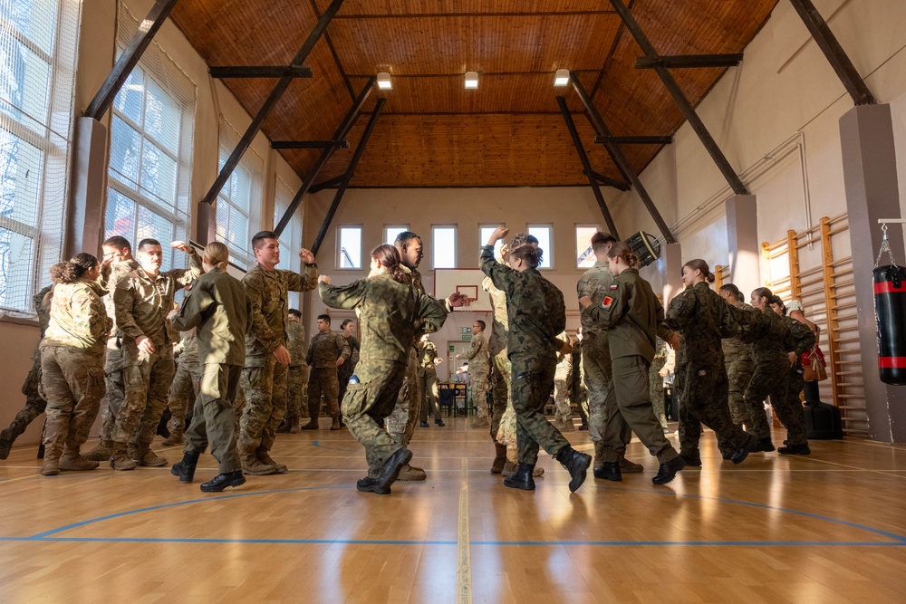 U.S. Soldiers Foster Inspiration, Understanding and Connection with Polish Students.