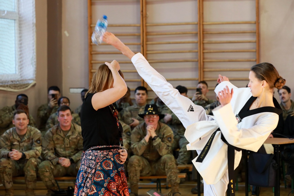 U.S. Soldiers Foster Inspiration, Understanding and Connection with Polish Students.