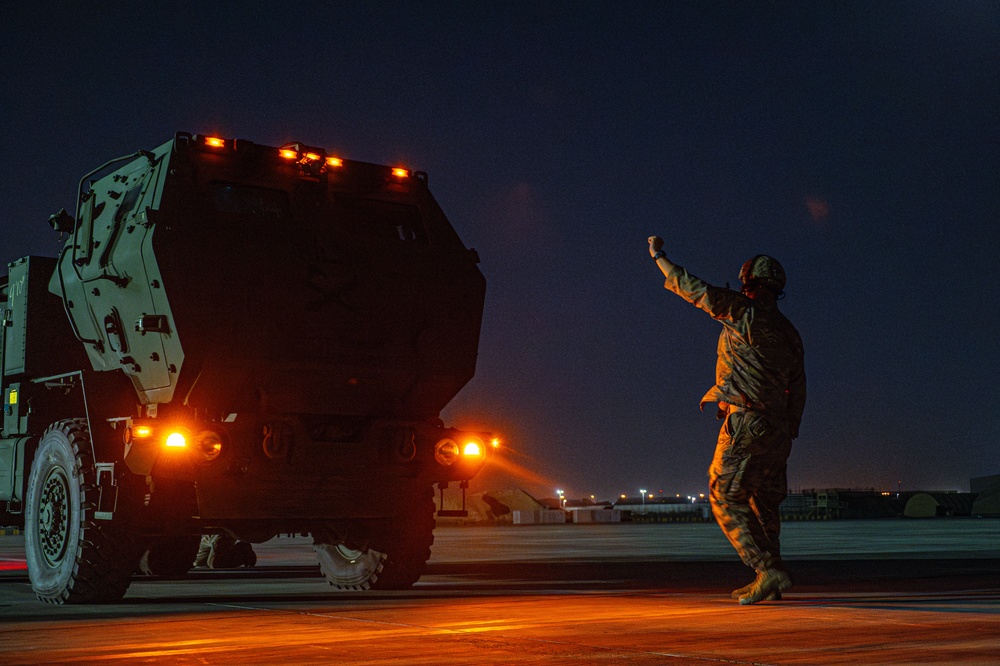 HIMARS MC-130 loading