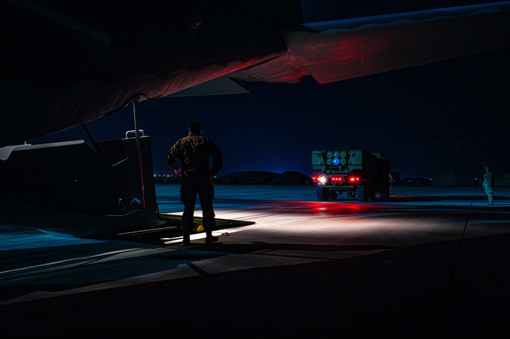 HIMARS MC-130 loading
