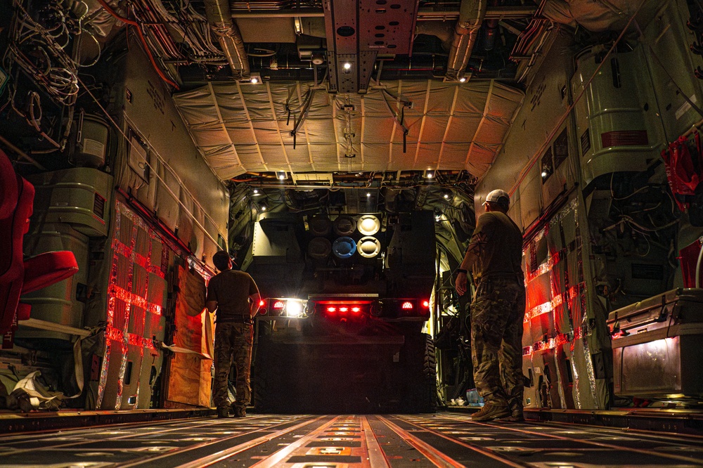 HIMARS MC-130 loading
