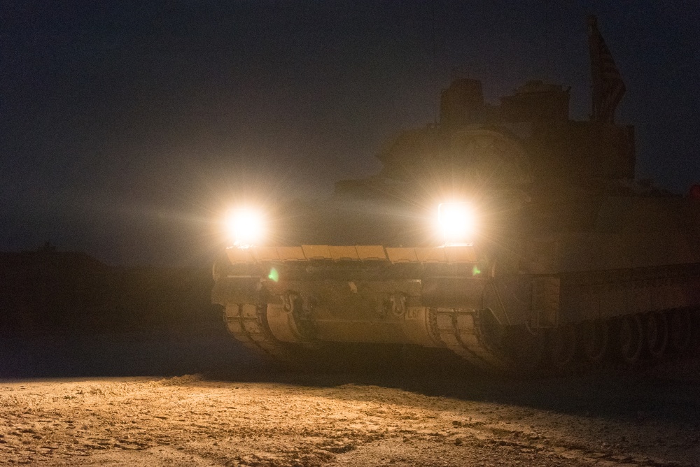 Coalition Forces Deploy M2A3 Bradley Fighting Vehicles