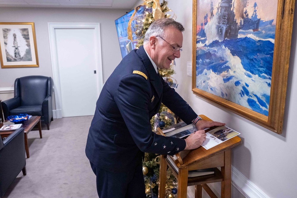 CNO Meets with ADM Pierre Vandier