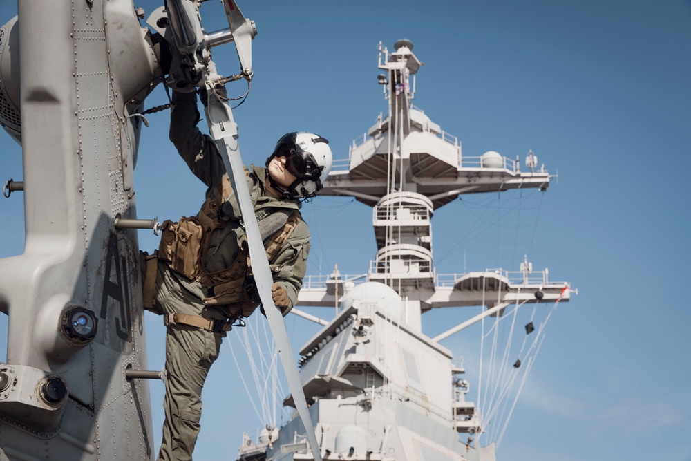 USS Gerald R. Ford (CVN 78) conducts RAS with USNS Harvey Milk (T-AO 206)