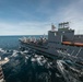 USS Gerald R. Ford (CVN 78) conducts RAS with USNS Harvey Milk (T-AO 206)