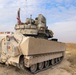 Coalition Forces Secure Perimeter with M2A3 Bradley Fighting Vehicles