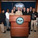 Navy Recruiters of the Year tour the Pentagon