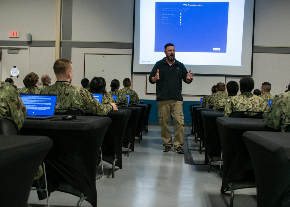 Recruits participate in Warfighter Brain Health Initiative at RTC