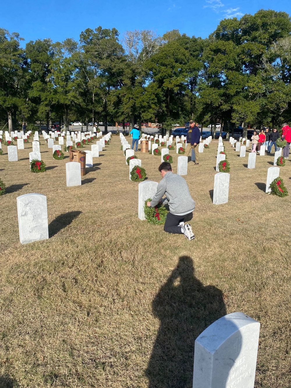 NIOC Pensacola Sailors Participate in National Wreaths Across America Day