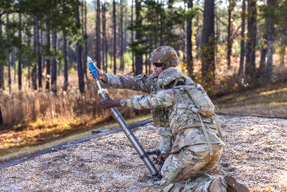 60mm Mortar Live- Fire Exercise