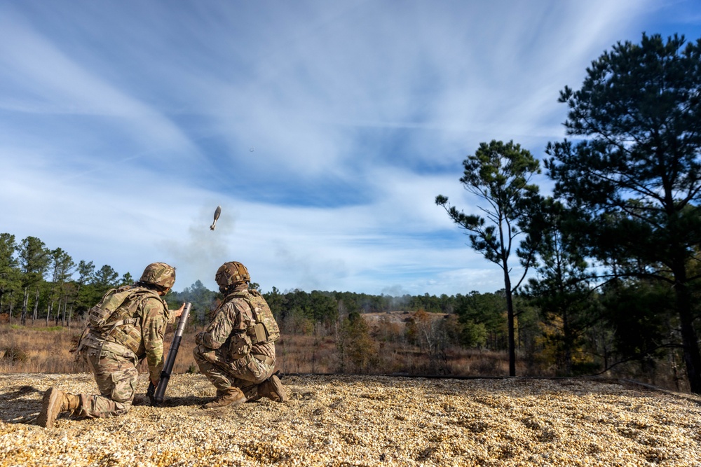 60mm Mortar Live- Fire Exercise