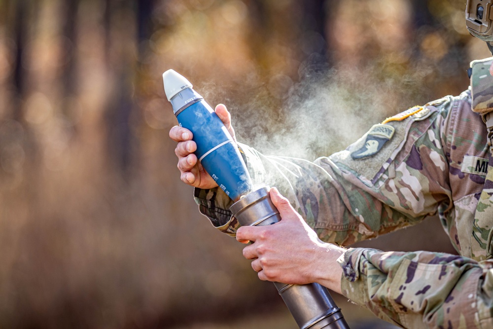 60mm Mortar Live- Fire Exercise