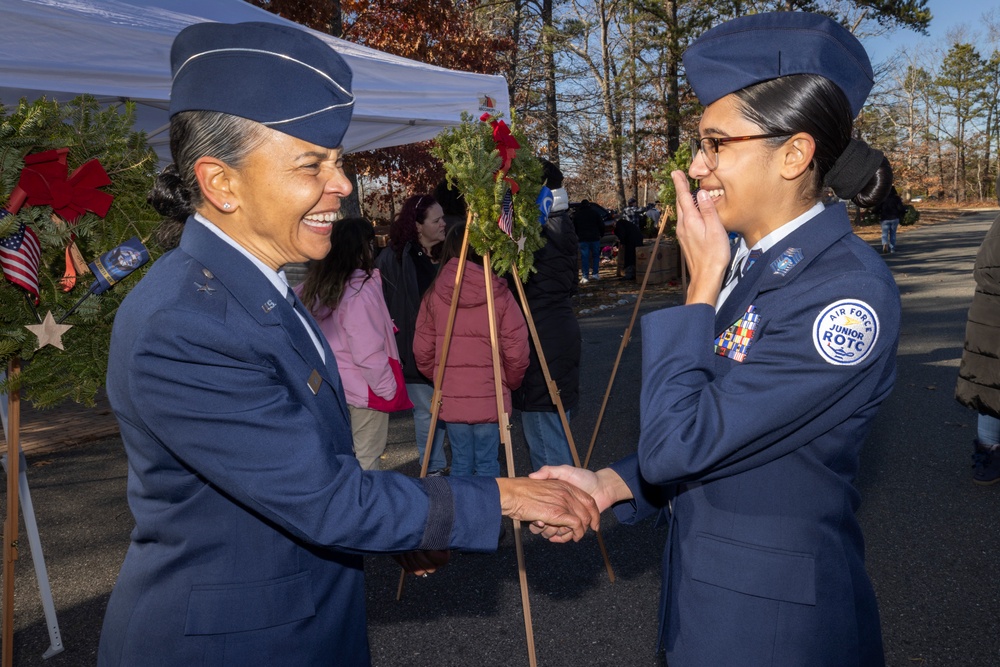 Brig. Gen. Mays speaks at Wreaths Across America ceremony