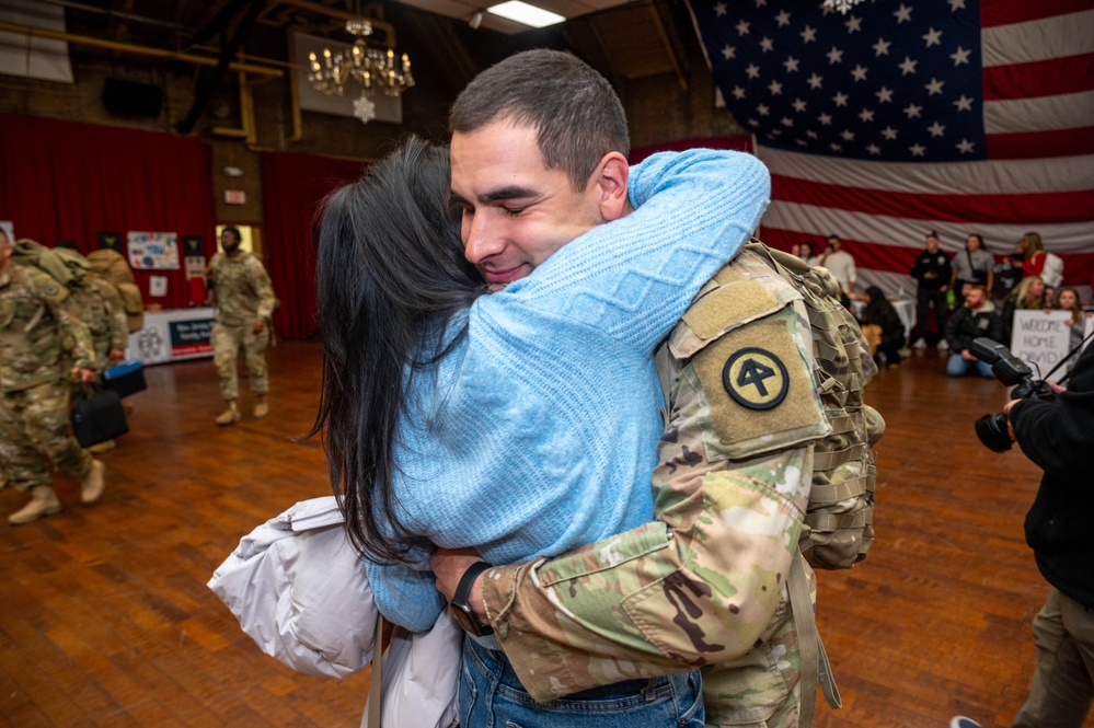 44th IBCT Soldiers welcomed home, December 14, 2024