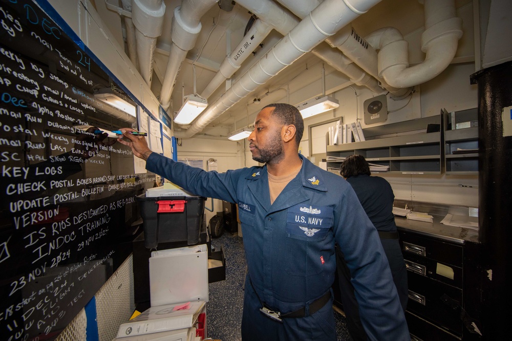 Daily Operations Aboard USS George H.W. Bush (CVN 77)