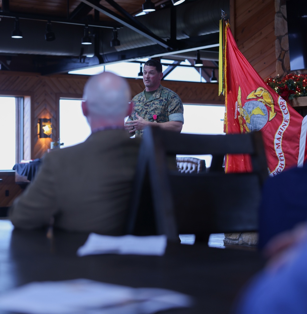Lt. Col. Blankenship Retirement Ceremony