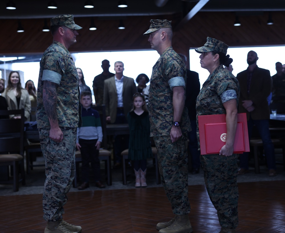 Lt. Col. Blankenship Retirement Ceremony