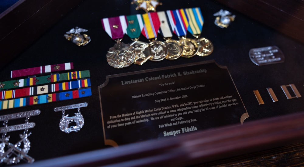 Lt. Col. Blankenship Retirement Ceremony