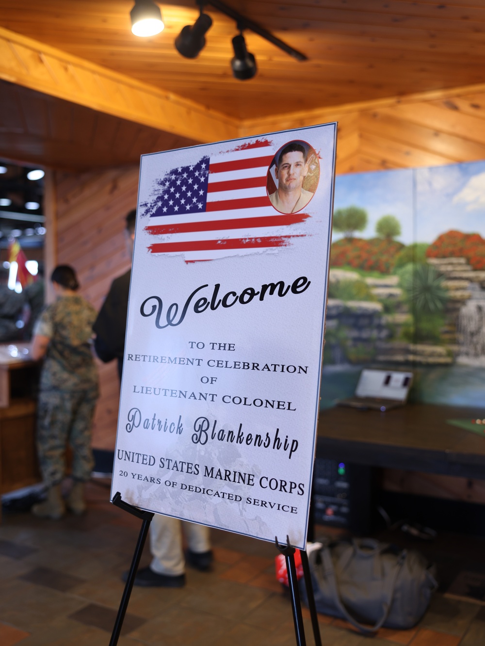 Lt. Col. Blankenship Retirement Ceremony
