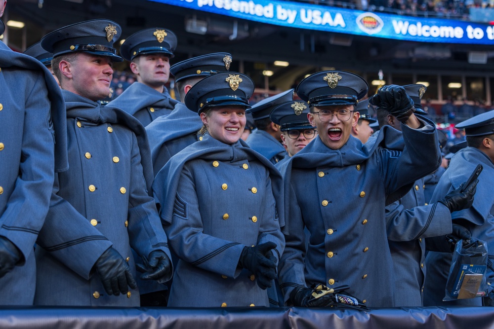 Cadets at the 125th Army Navy Game