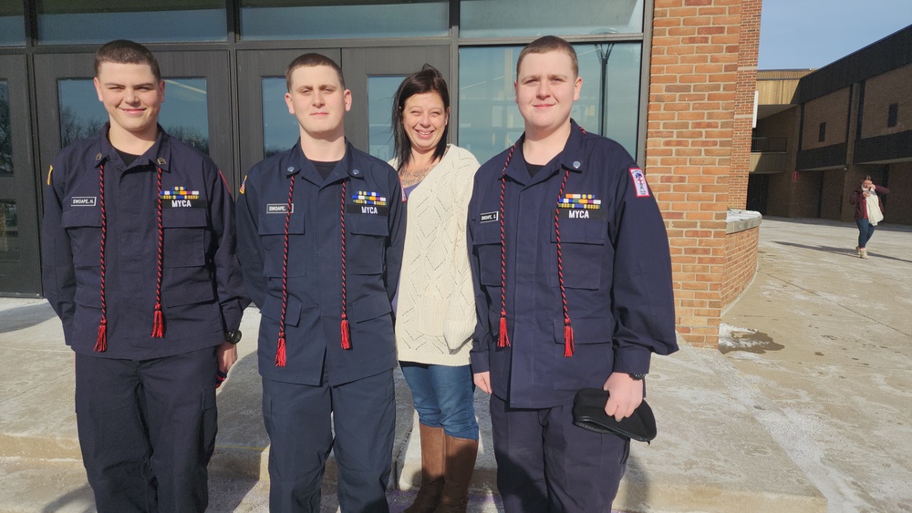 Michigan Youth Challenge Academy Class 51 graduates 3 brothers from Sturgis, MI