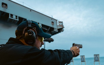 USS Gerald R. Ford (CVN 78) pistol qualification