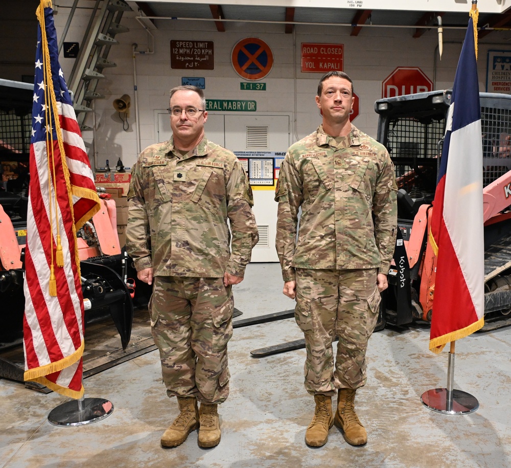 136th Civil Engineering Squadron welcomes new Chief