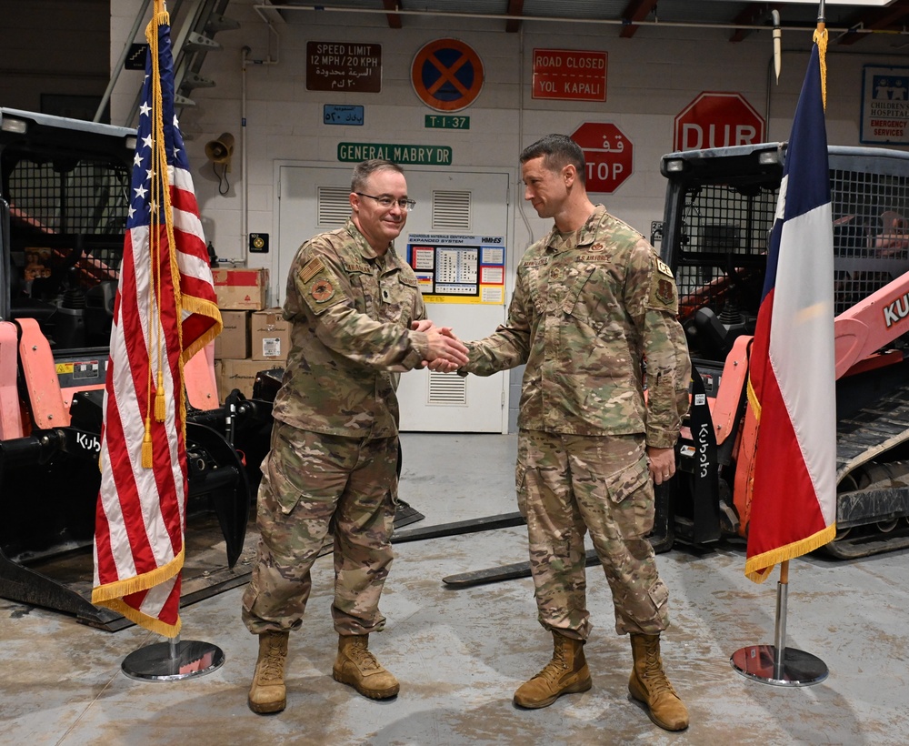 136th Civil Engineering Squadron welcomes new Chief