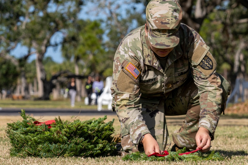 'Warrior Medics' pay tribute to the fallen in Wreaths Across America 2024