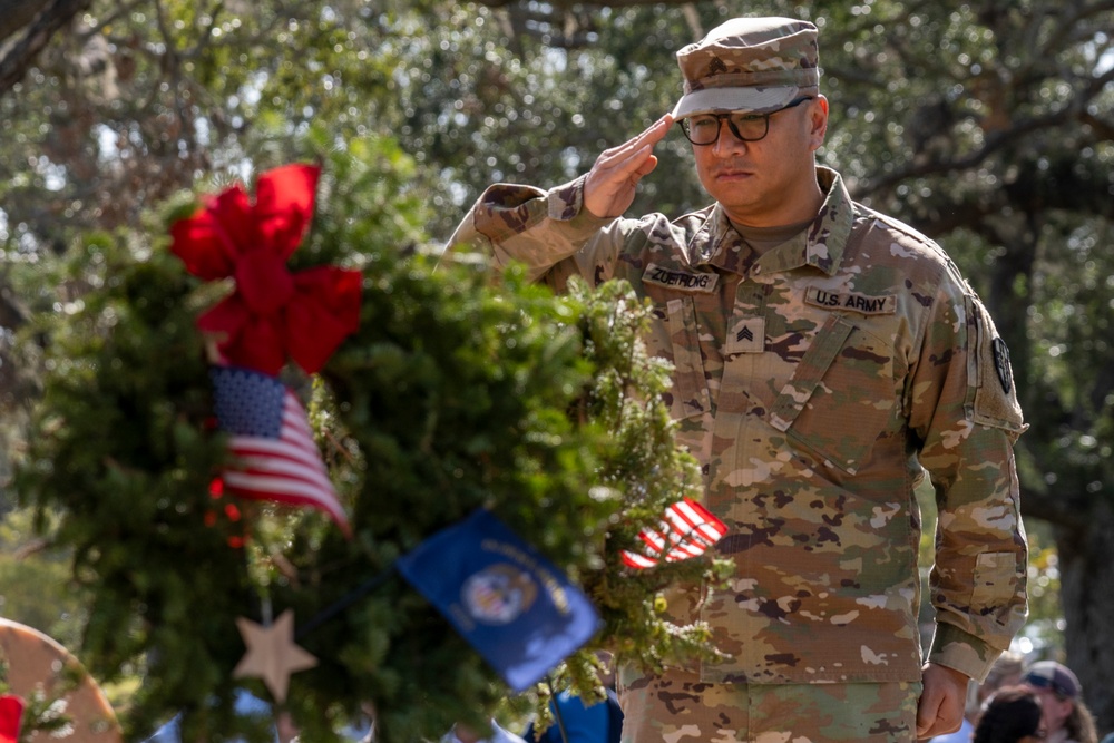 'Warrior Medics' pay tribute to the fallen in Wreaths Across America 2024